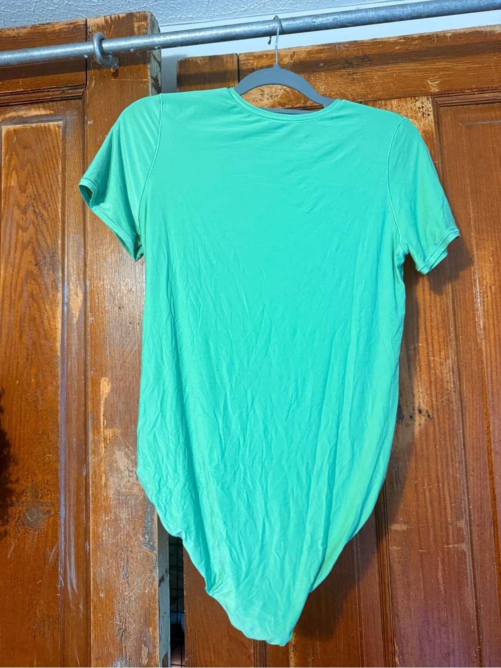 aerie Short-Sleeve Bodysuit in Aqua
